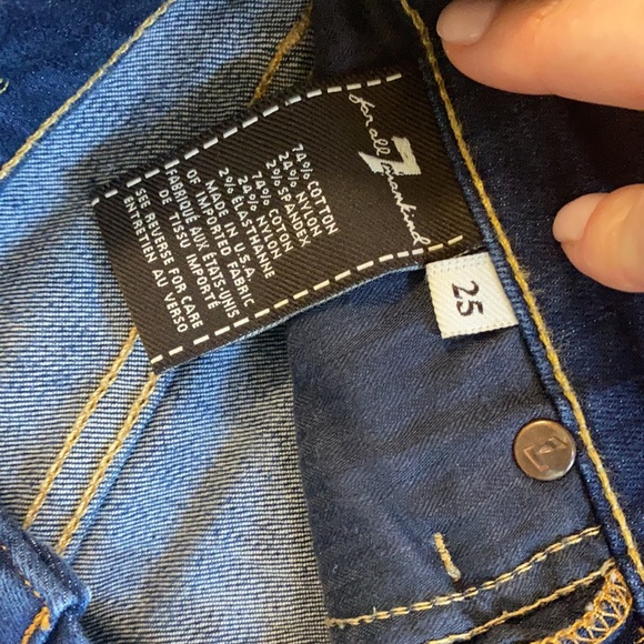7 for all mankind Gwenevere jeans size 25, worn a few times, perfect condition - Picture 3 of 5